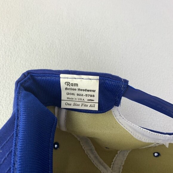 Kuparuk Alaska Hat Cap Vintage 1980s Trucker Rare Oil Oilfield Blue Read - Picture 8 of 8